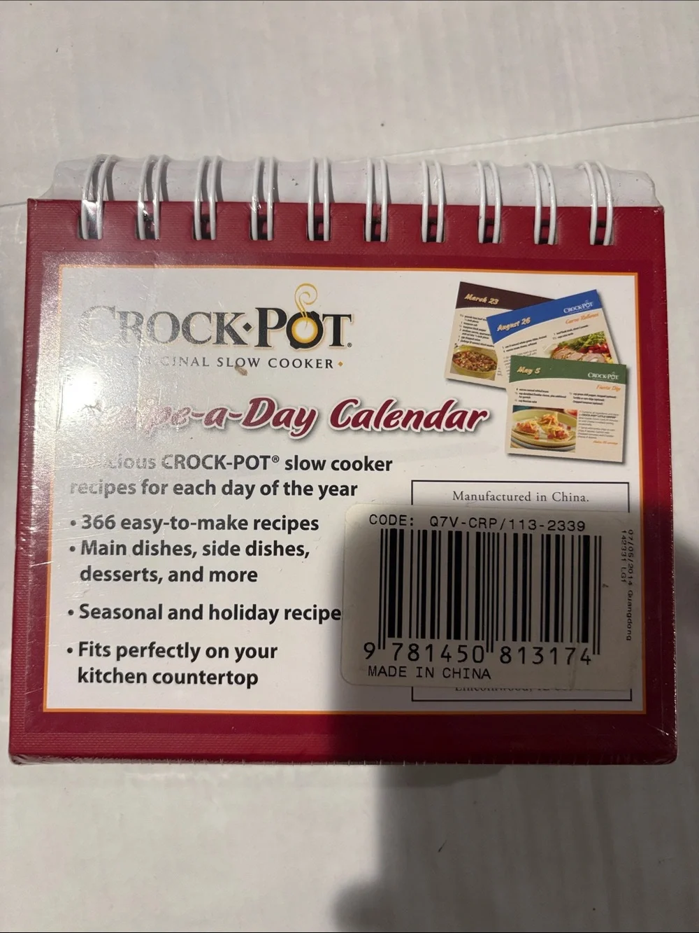 Crock Pot Recipe-a-Day Calendar